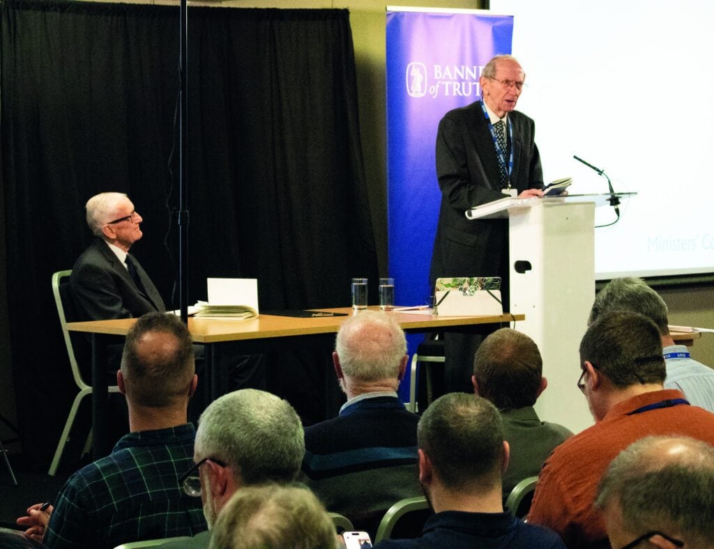 Iain H. Murray and Stuart Olyott at this year's conference