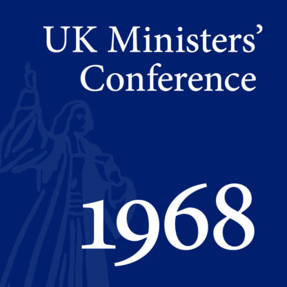 1968 UK Ministers’ Conference - Full Conference