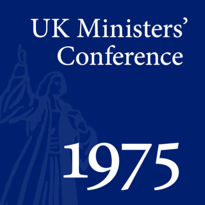 1975 UK Ministers’ Conference - Full Conference