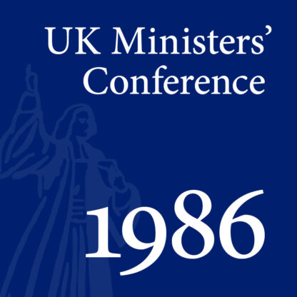 1986 UK Ministers’ Conference